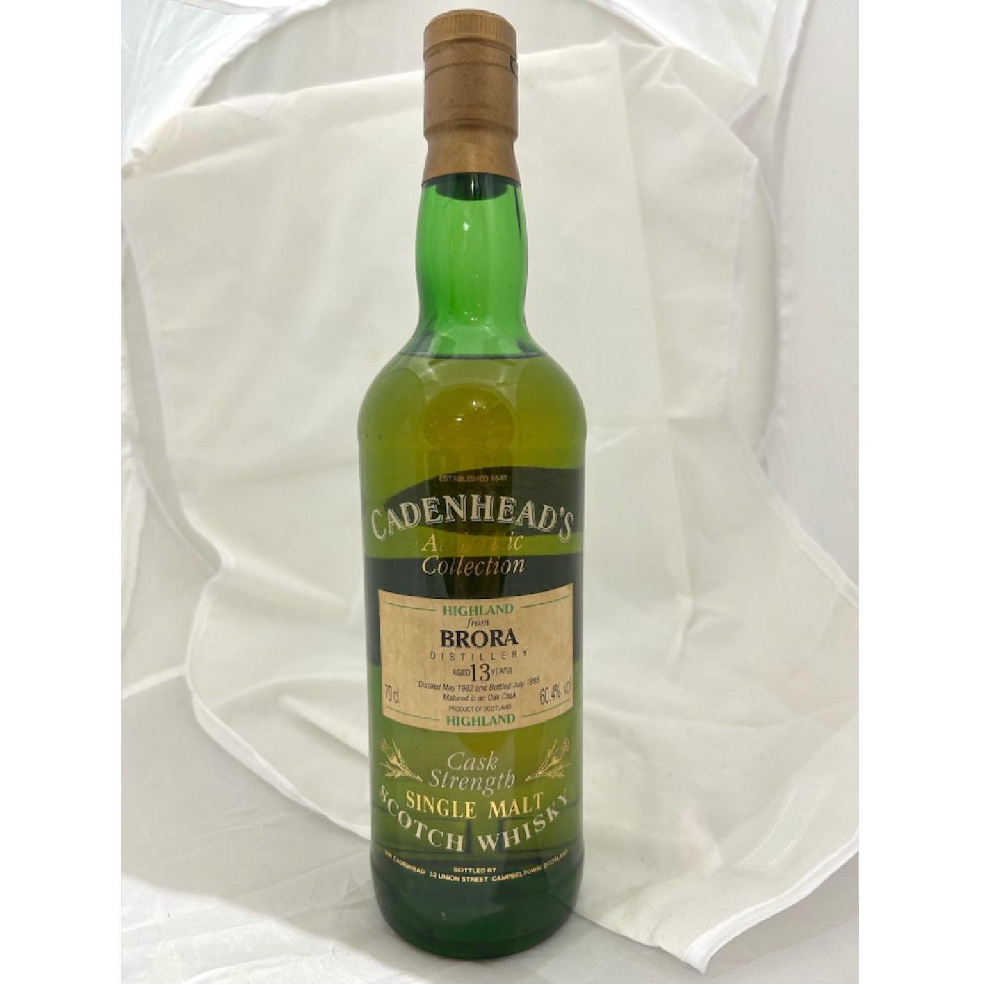 Highland Brora ブローラ 1982 Cadenhead's-Authentic Collection Hogshead 60.4%　#48  SOLD OUT