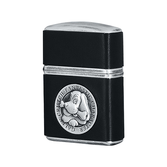 GALFY 162-レザーメタルエンブレム Black /『GALFY』と『ZIPPO』がコラボ！いぶし銀なジッポーライター登場！！