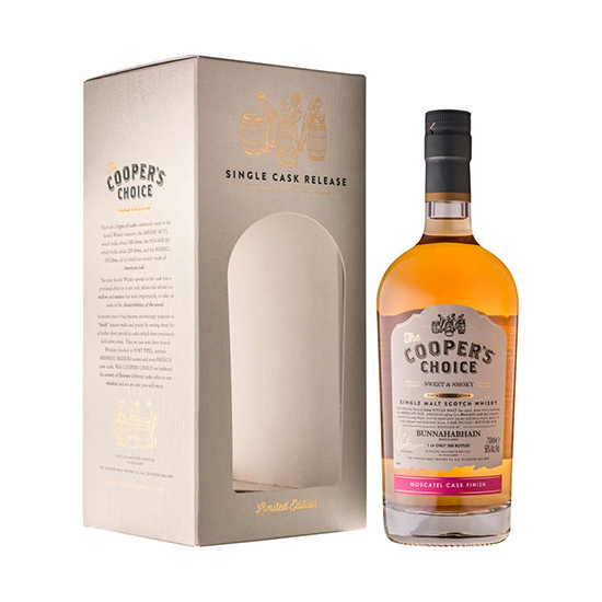 THE COOPERS CHOICE /ザ・クーパーズチョイス ブナハーブン ヘヴィリー ピーテッド スウィート＆スモーキー モスカテル フィニッシュ 56%　SOLD OUT