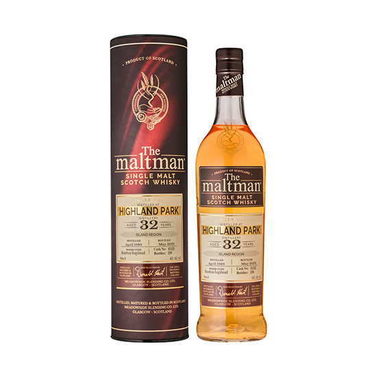 The Maltman / ザ・モルトマン ハイランドパーク1989 32年 43.0% 700ml　SOLD OUT