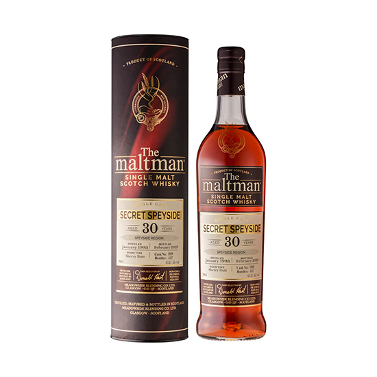The Maltman / ザ・モルトマン シークレット・スペイサイド 1993 30年 シェリーバット 45.2% 700ml　SOLD OUT