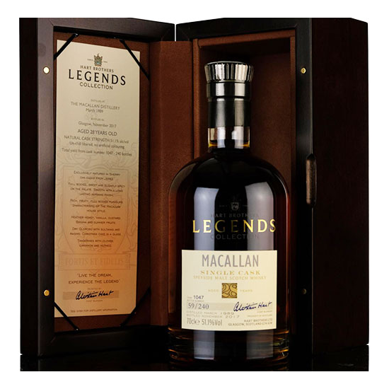 ハート・ブラザーズ レジェンズ マッカラン1989 / HART BROTHERS LEGENDS MACALLAN 1989 28 Year Old #No,006/240 SOLD OUT