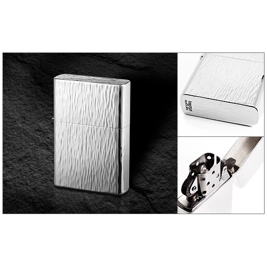 kagayaオリジナル Silver950 プレミアム・ライター / フル・ラウンド 大丸 茣蓙目
