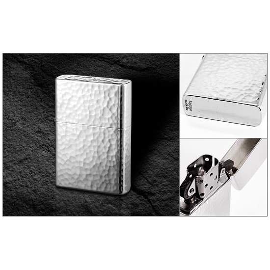 kagayaオリジナル Silver950 プレミアム・ライター / フル・ラウンド 大丸 槌目
