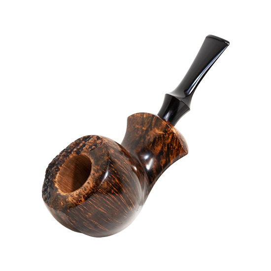 ケン パイプス 21372 オイルキュアード / Italian Briar Smooth Ebonite サイン入りポーチ付き　SOLD OUT