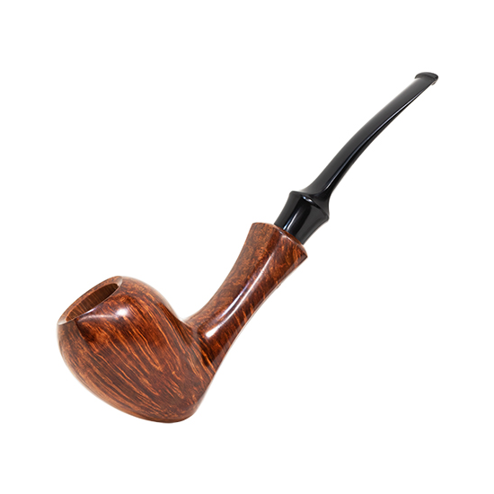 ケン パイプス 21370 オイルキュアード / Italian Briar Smooth Ebonite サイン入りポーチ付き　SOLD OUT