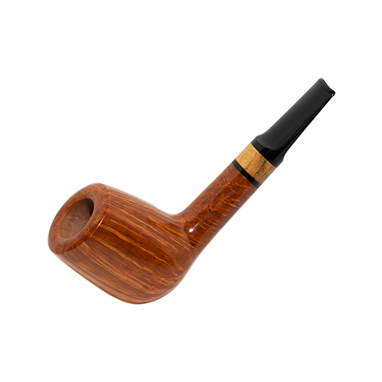ケン パイプス 22433 / Kagaya 60th アニバーサリー Italian Briar, Mammoth Smooth Ebonite サイン入りポーチ付き　SOLD OUT