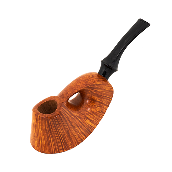 ケン パイプス 22479 / Kagaya 60th アニバーサリー Italian Briar, Smooth, Sand blast Ebonite 本藍染ポーチ付き　SOLD OUT
