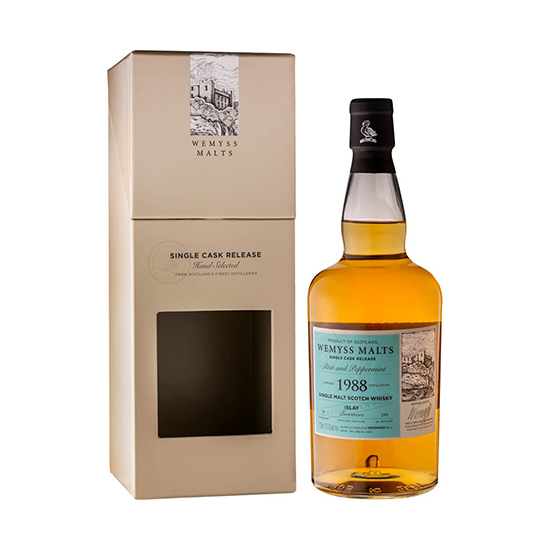 WEMYSS ウィームス / ボウモア ピート・アンド・ペパーミント 1988 31年 50.2% 700ml SOLD OUT