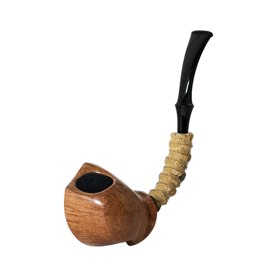 NATE KING PIPES / Natural Smooth Blow fish full bent 532-19 SOLD OUT