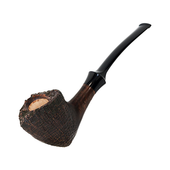ケン パイプス 19309 / Italian Briar Sand blast Ebonite サイン入りポーチ付き SOLD OUT