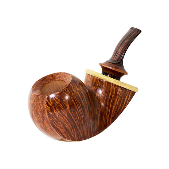 ケン パイプス 20310 / Italian Briar Smooth Cumberland,Boxwood サイン入りポーチ付き　SOLD OUT
