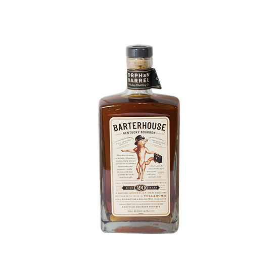BARTERHOUSE 20 YEARS OLD ORPHAN BARREL Kentucky Bourbon 45%  SOLD OUT