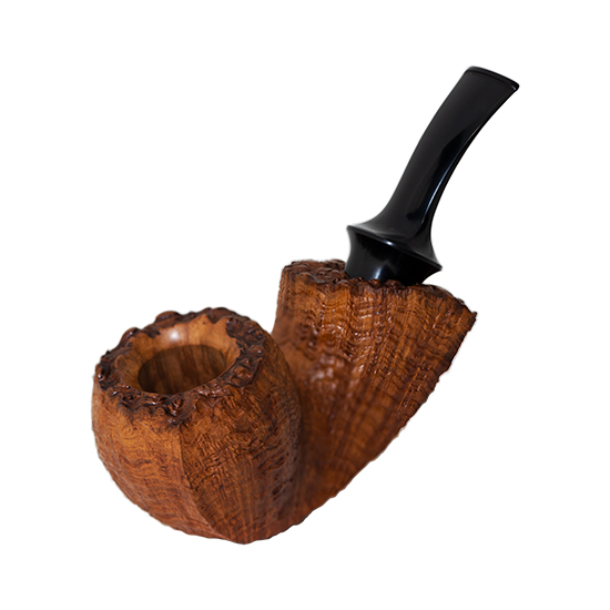 ケン パイプス 20317 オイルキュアード  “漆（うるし）” エボナイト / Italian Briar Sand blast “Urushi” Ebonite SOLD OUT