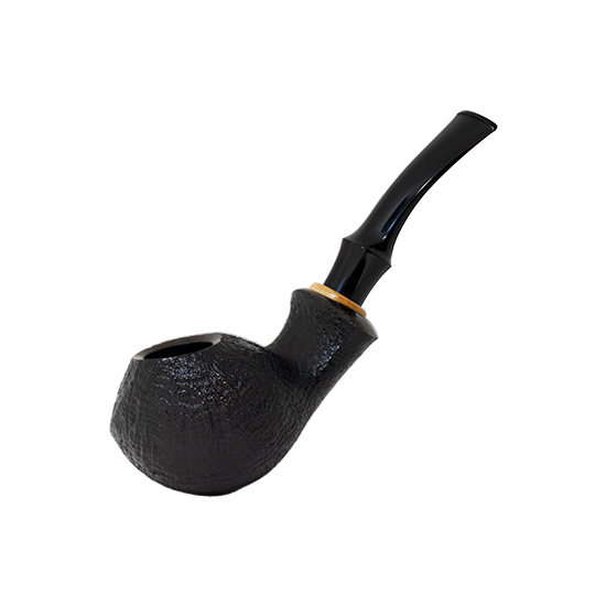ケン パイプス 20354 オイルキュアード / Italian Briar,Boxwood Sand blast Ebonite サイン入りポーチ付き SOLD OUT