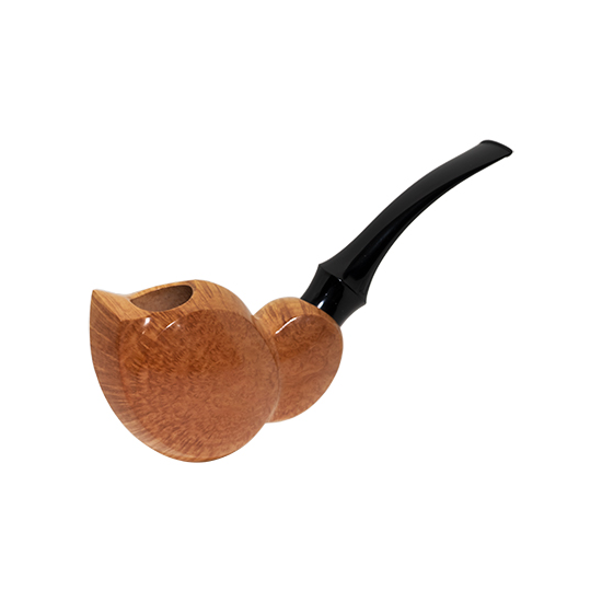 ケン パイプス 22434 / Kagaya 60th アニバーサリー Italian Briar Smooth Ebonite サイン入りポーチ付き　SOLD OUT
