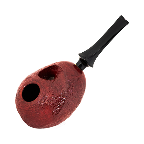 ケン パイプス 22480 / Kagaya 60th アニバーサリー Italian Briar, Sand blast, Urushi Ebonite 本藍染ポーチ付き【SOLD OUT】