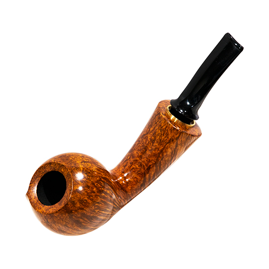 ケン パイプス 23537 / Kagaya 60th アニバーサリー Italian Briar, Smooth, Ebonite 本藍染ポーチ付き　SOLD OUT