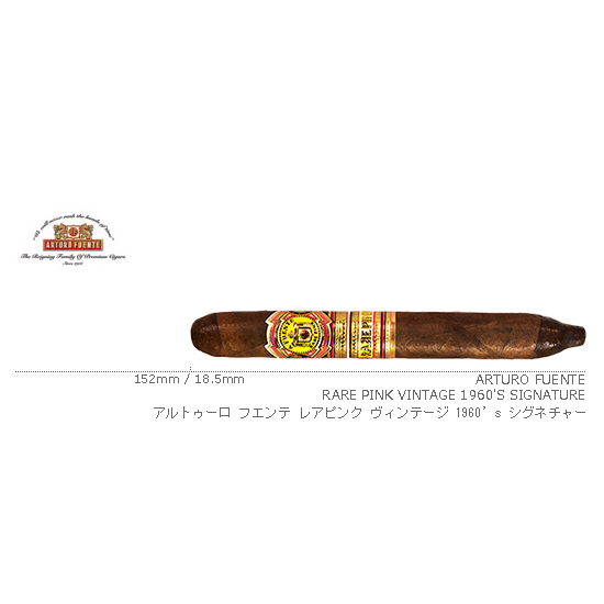 ARTURO FUENTE / アルトゥーロ フエンテ レアピンク ヴィンテージ 1960’s シグネチャー