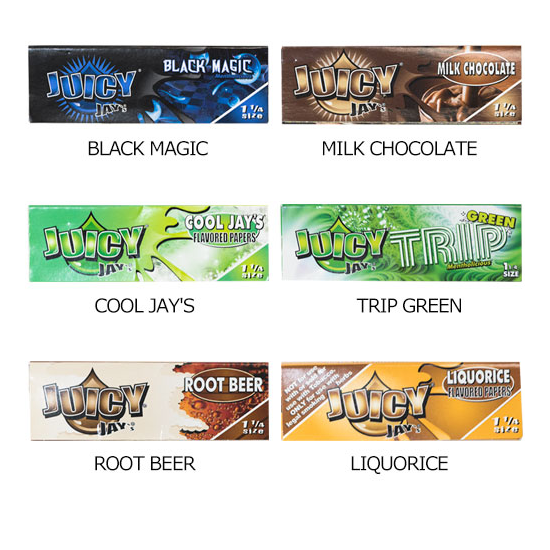 JUICY JAY's / ジューシージェイズ rolling papers  1.1/4 TRIP GREEN