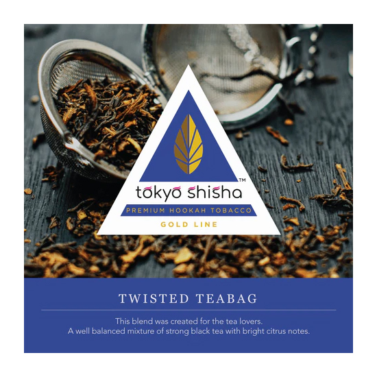 TokyoShisha Gold Line トーキョーシーシャゴールドライン Twisted Teabag ツイステッドティーバッグ 100g