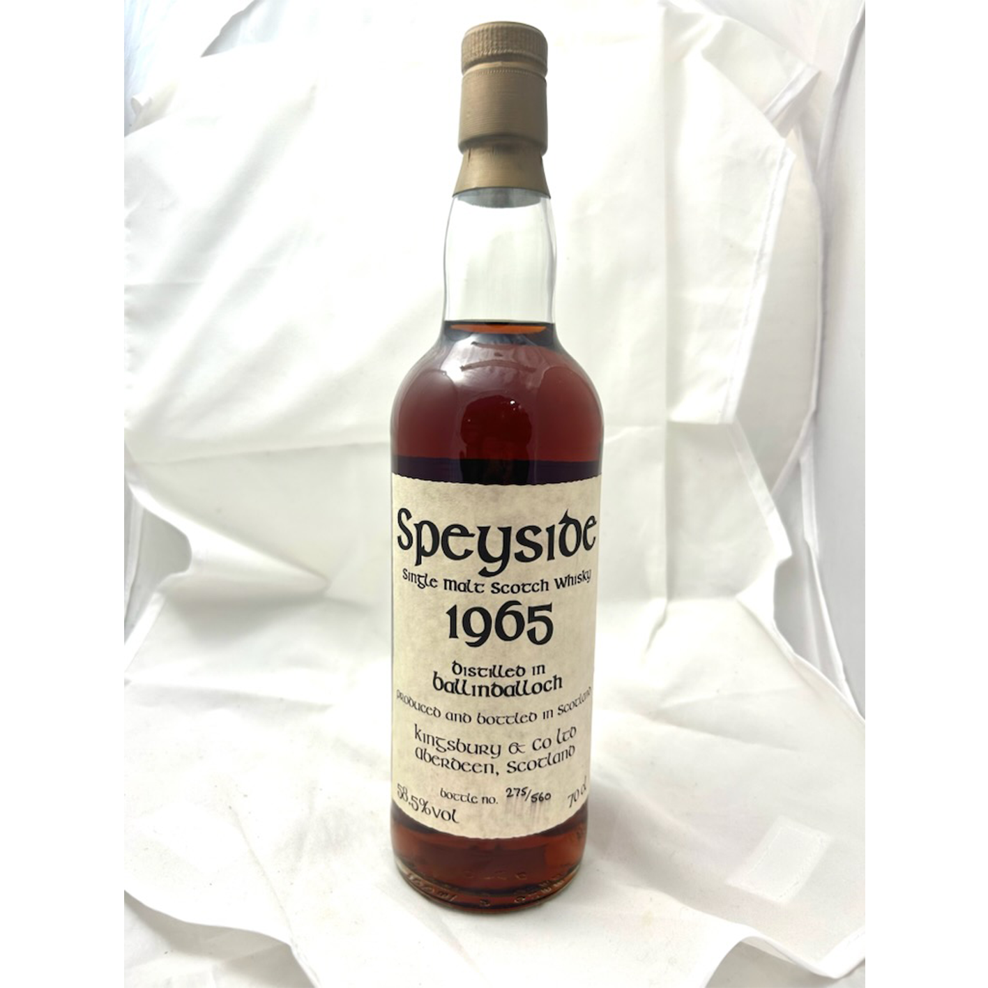 Speyside distilled in Ballindalloch バリンダロッホ キングズベリー 34年 1965 34yo Kingsbury 275/560 Speyside #2-15  SOLD OUT