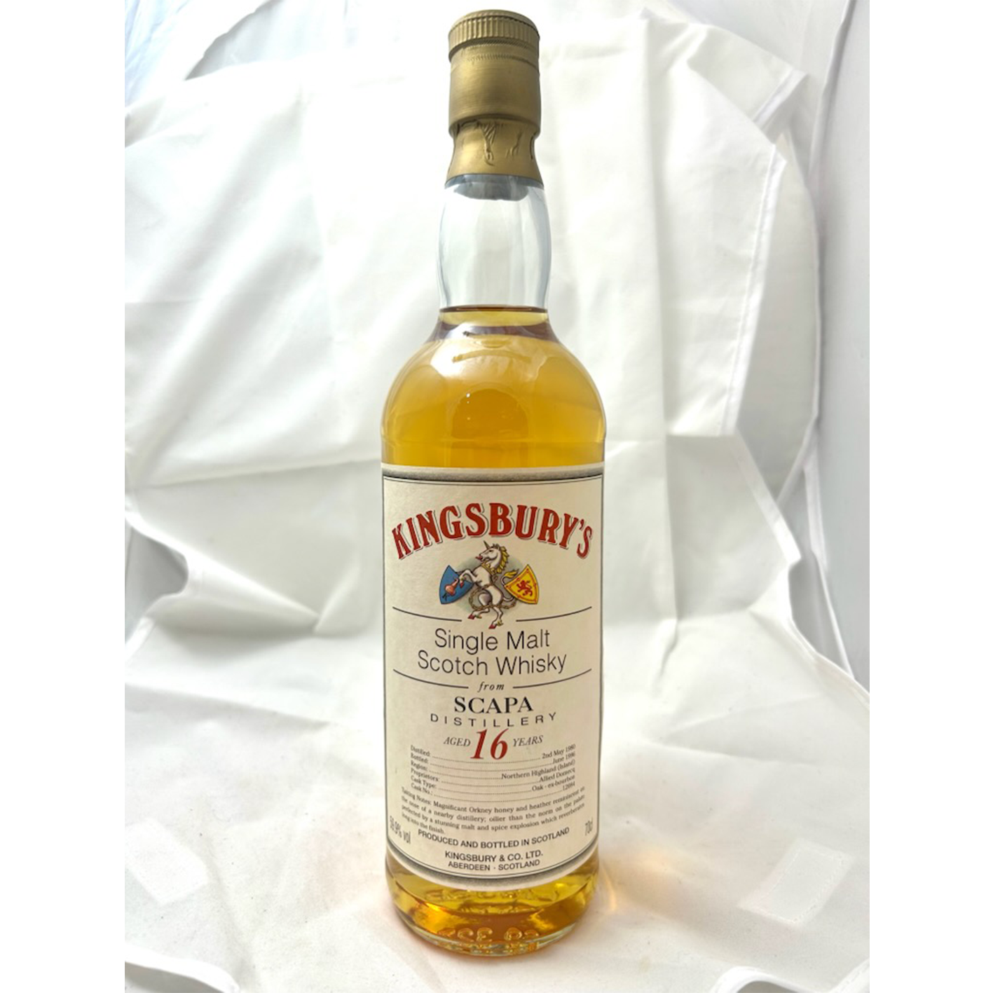Scapa スカパ 1980 16yo KINGSBURRY'S キングズベリー Douglas Laing Old Malt Cask Oak ex-Bourbon Island #2-39　SOLD OUT