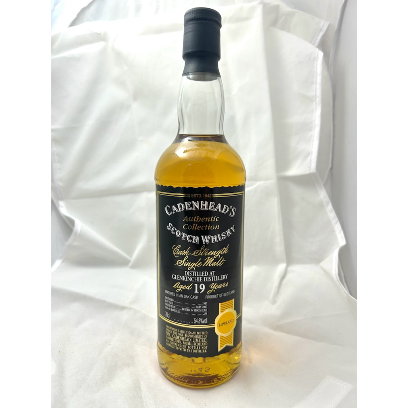 Glenkinchie 1987 19yo Cadenhead's - Authentic Collection Lowland  グレンキンチー ケイデンヘッド #2-55
