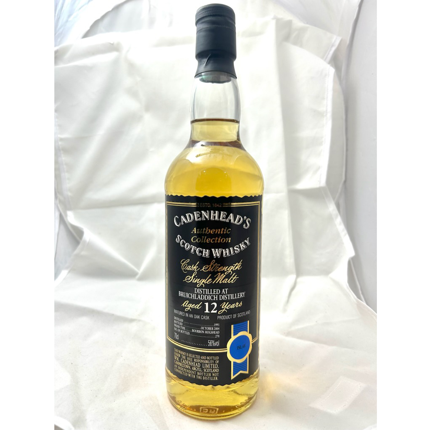 Bruichladdich 1991 - 2004 12yo Cadenhead's - Authentic Collection Bourbon Hogshead Islay  ブルイックラディ ケイデンヘッド #2-49　SOLD OUT