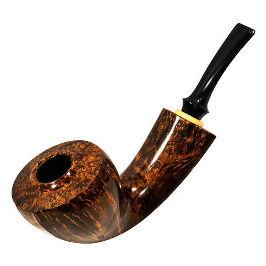 ケン パイプス 25623 Smooth / Italian Briar Boxwood Ebonite 本藍染ポーチ付き　SOLD OUT