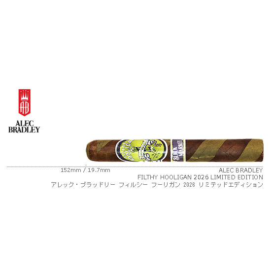ALEC BRADLEY / アレック・ブラッドリー フィルシー フーリガン 2026 リミテッドエディション