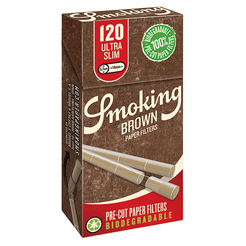 Smoking スモーキング プレカット・ウルトラスリム・ブラウン・フィルター