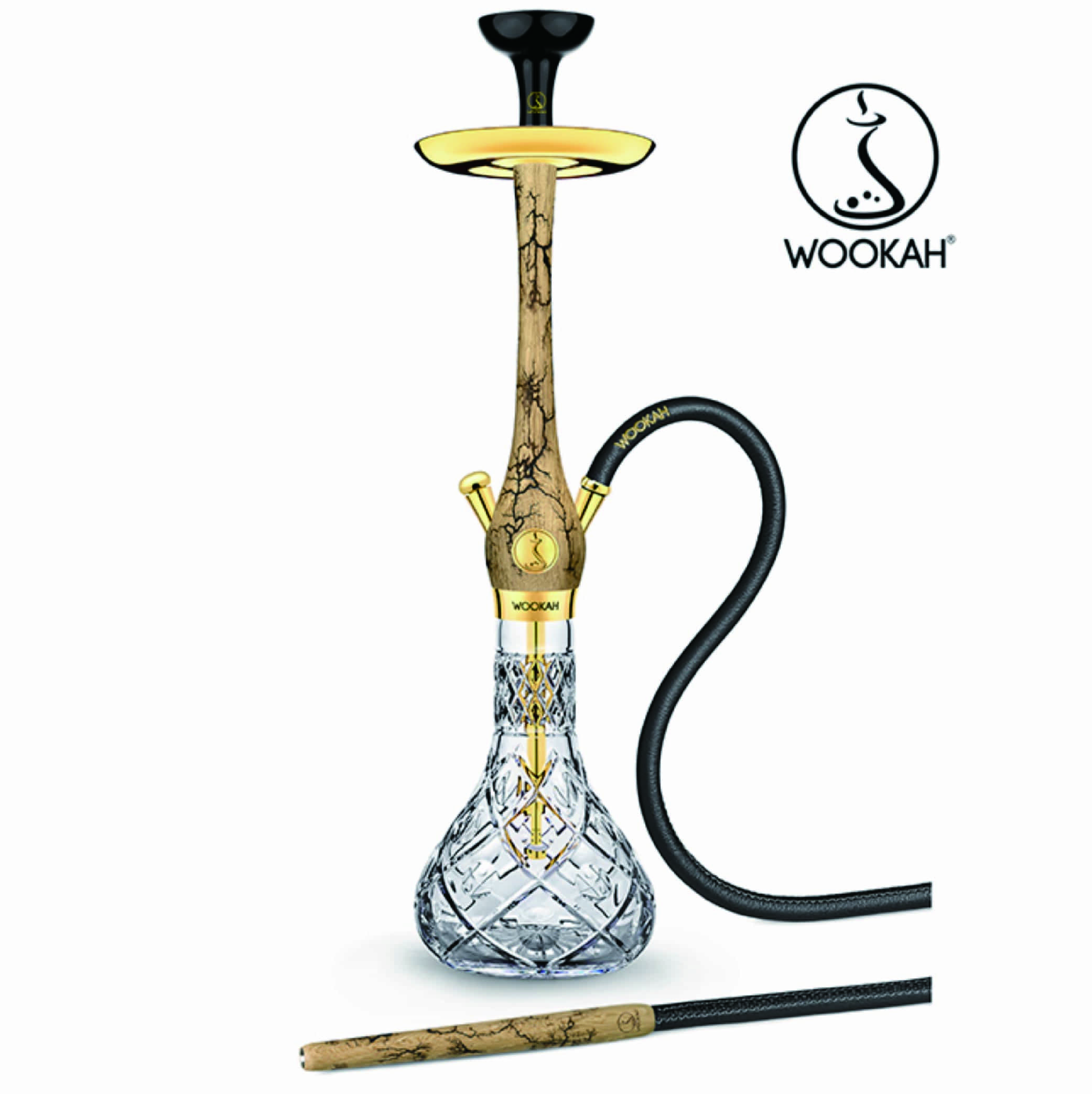WOOKAH 24K Gold-Plated Olives Grom Set