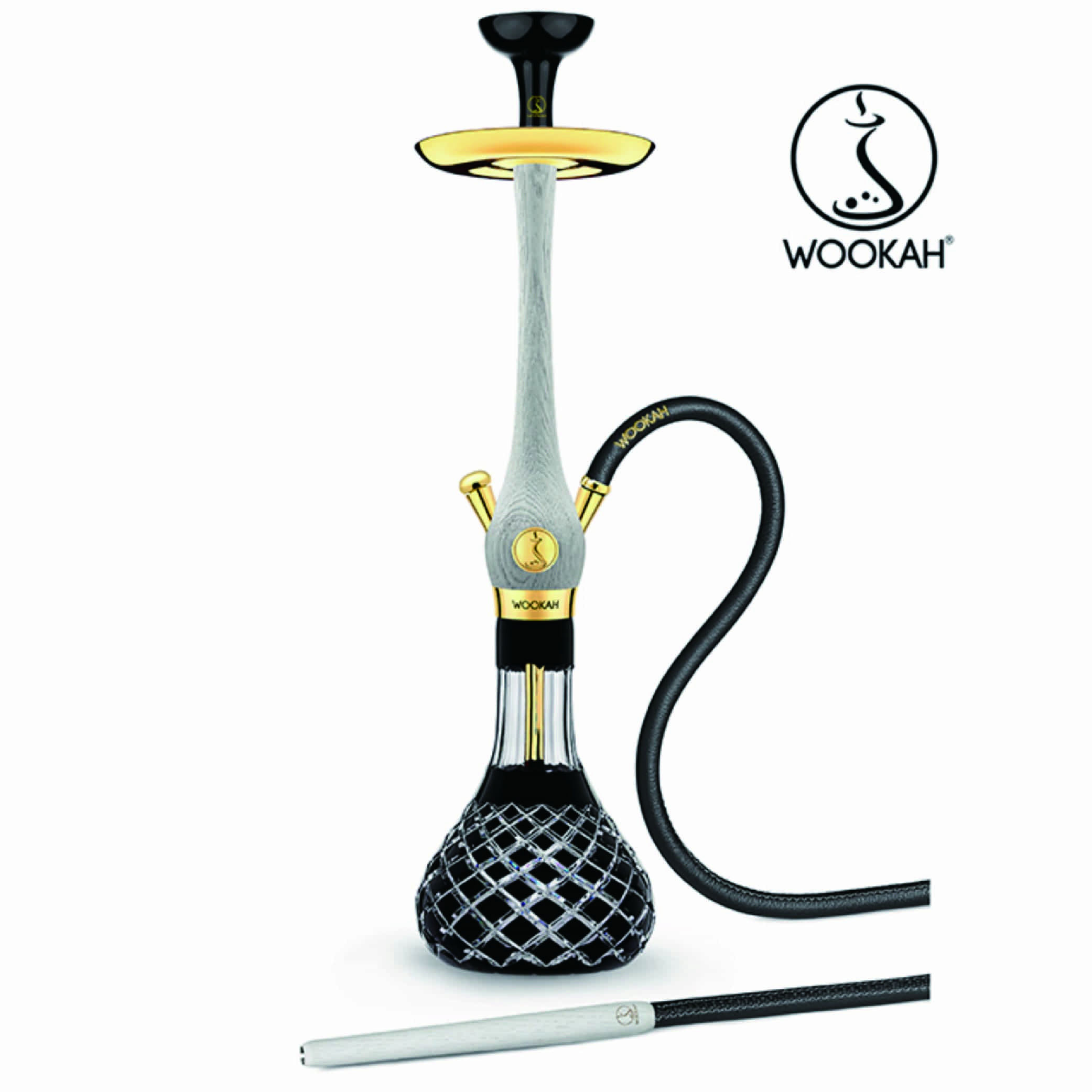 WOOKAH 24K Gold-Plated Check Black White Nox Set