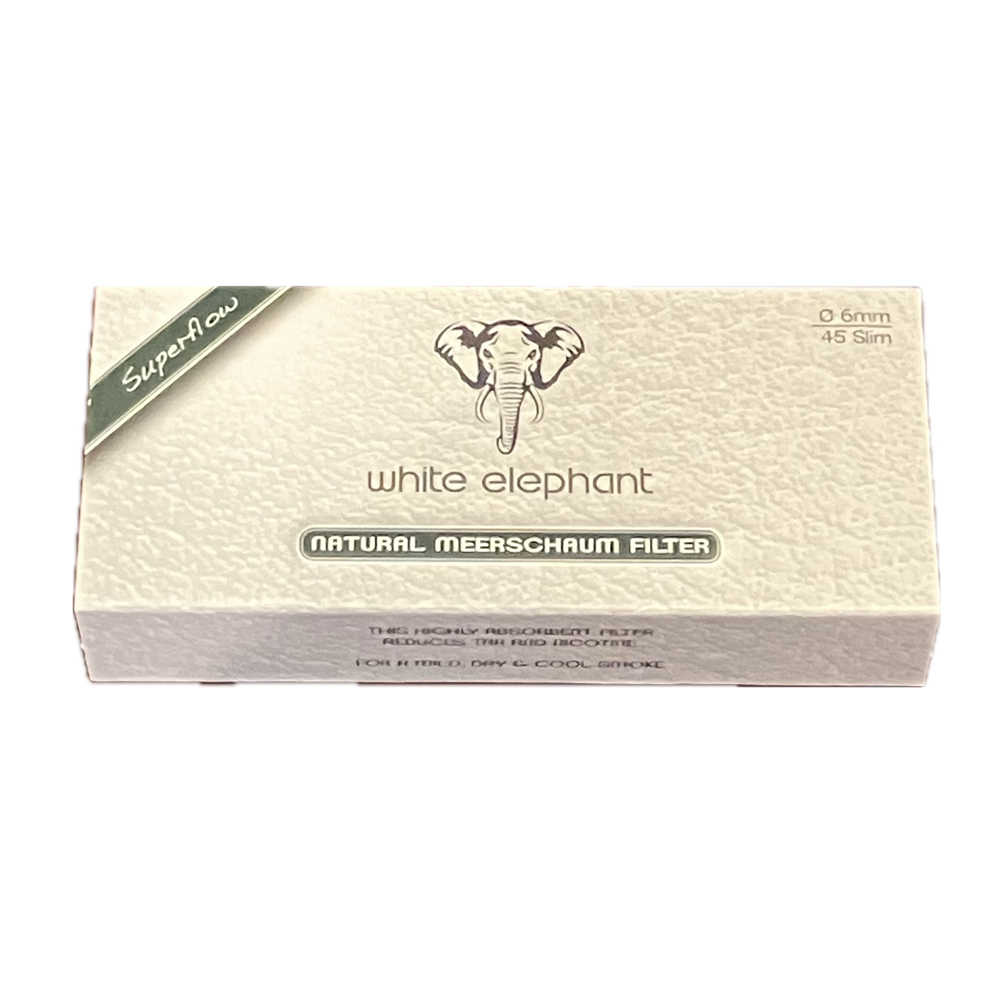 white elephant / ホワイト エレファント メシャムフィルター 6mm 1898K304 / 1箱（45個入り）